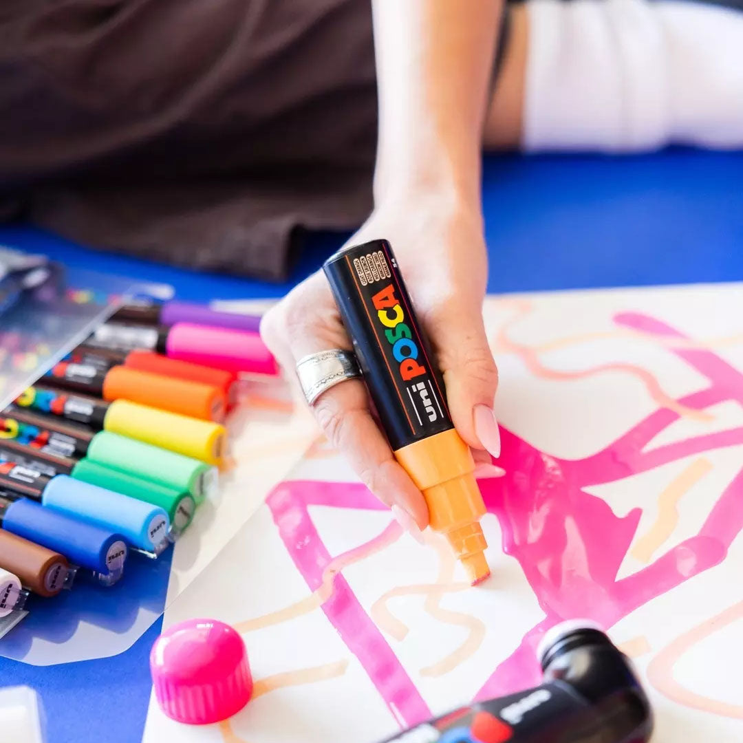 Posca Broad Chisel Tip Markers - 8mm