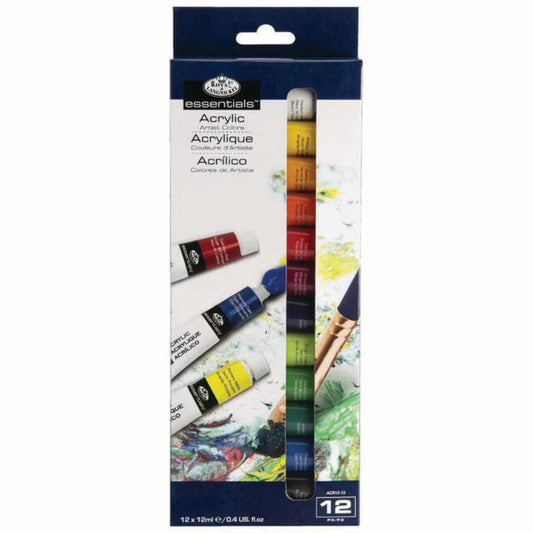 Royal & langnickel essentials 12x12ml acrylic set