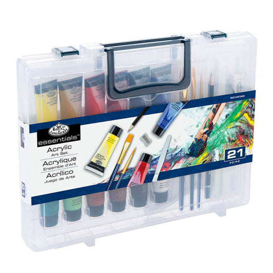 Royal & langnickel clearview 21 piece acrylic painting set