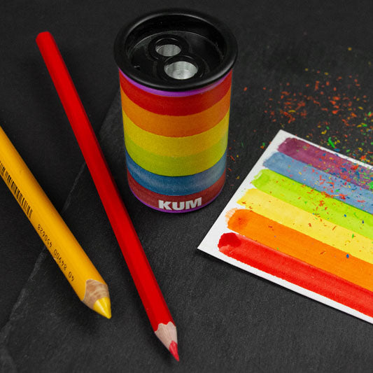 KUM KM2 Rainbow Double Hole Sharpener