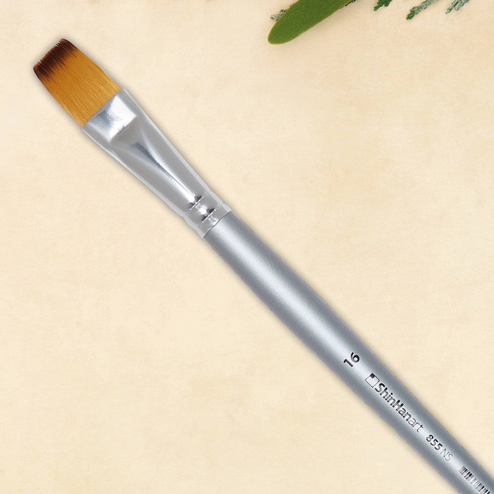 ShinHan Premium Golden Sable Artist Brushes | Flat