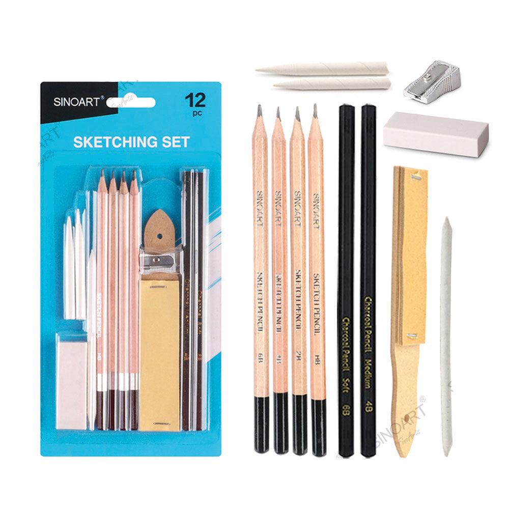 Beginner Sketching Set 12 Pieces