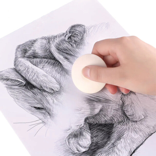 Round Easy-Grip Artist Eraser