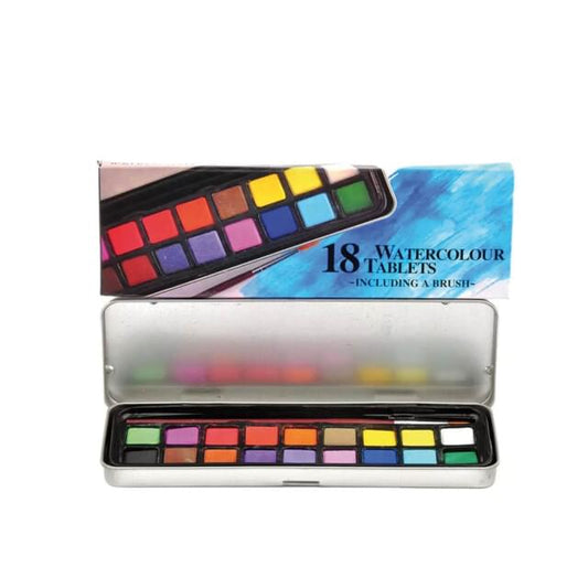 Sinoart Watercolour 18 Pan Set + Brush