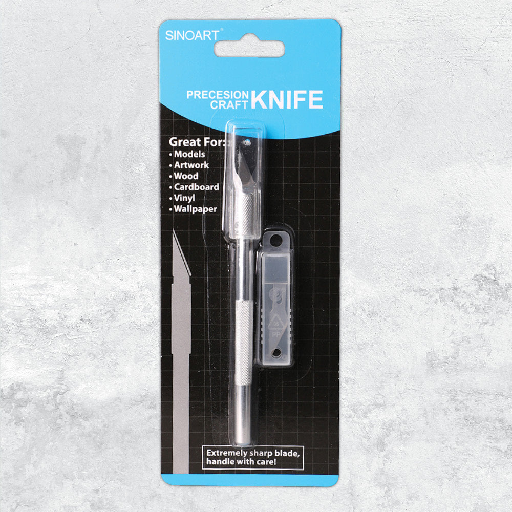 Craft Knife with Safety Cap & 2 Blades