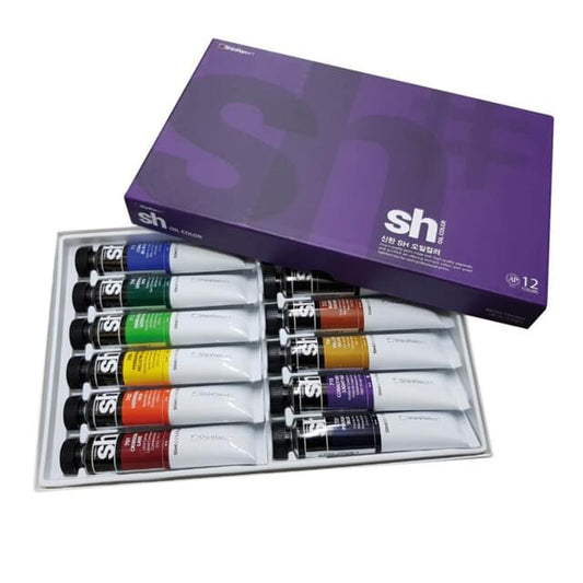 Shinhan Semi-Professional Oil Colours 12x50ml