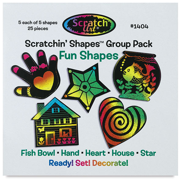 Scratch-Art Scratchin Shapes