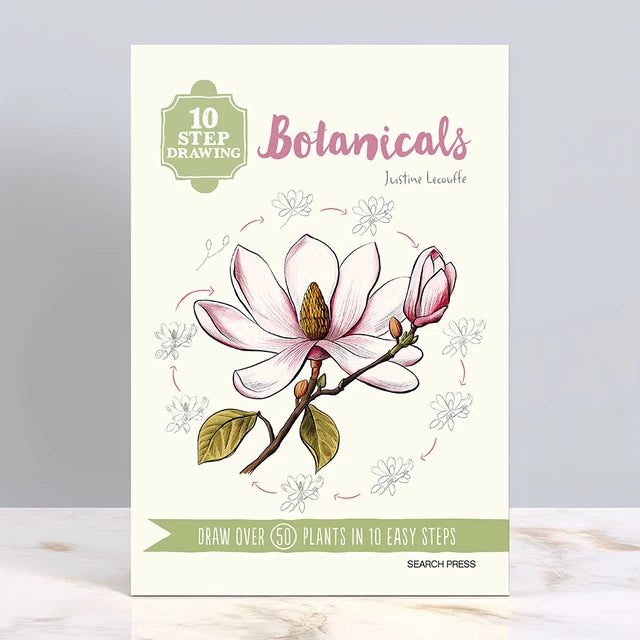 10 Step Drawing Botanicals