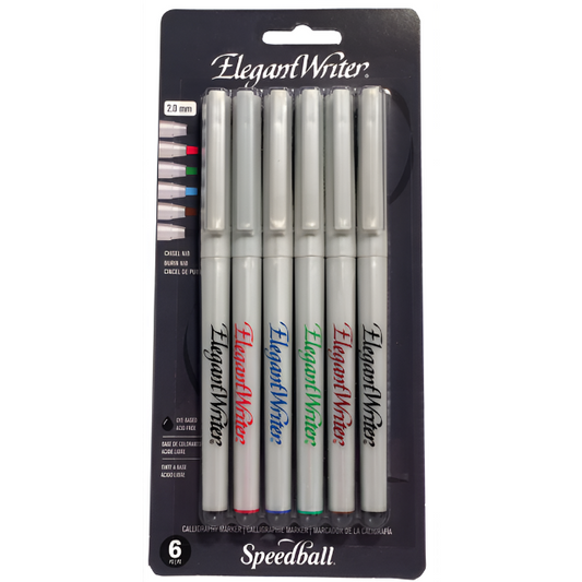 Speedball Elegant Writer Set of 5 Pen Fine