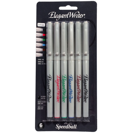 Speedball Elegant Writer Calligraphy Pen Set - 5 Broad Tip Pens
