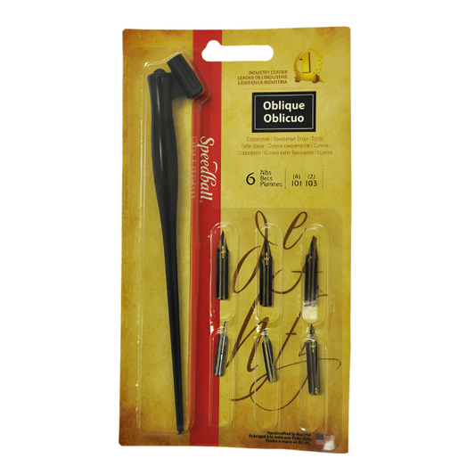 Speedball Oblique Pen Set