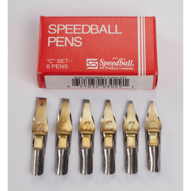 Speedball C Pen Nib Box of 6