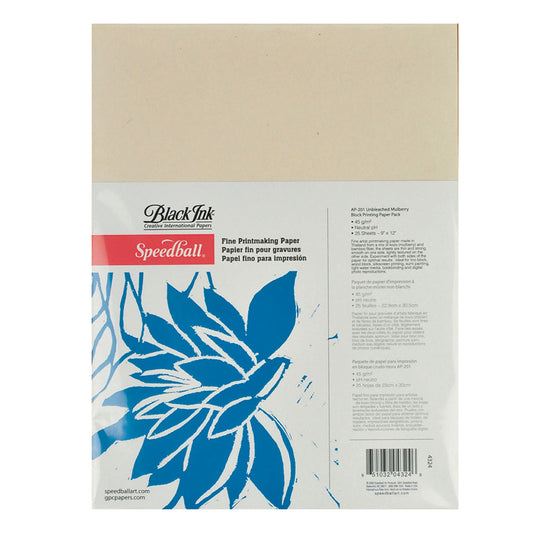 Speedball Mulberry Printmaking Paper | Pack of 25