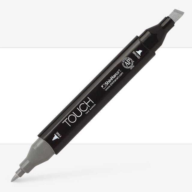 Shinhan Touch Twin Marker | Black & Colourless Blender