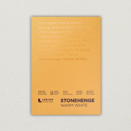 Stonehenge Warm White Multimedia Pads