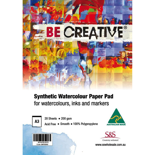 Be Creative Synthetic Watercolour Pad