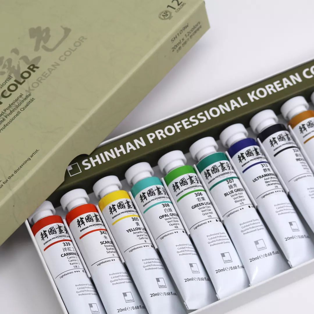 Sohan Color Shinhan Traditional Korean Colours 13 x 7.5ml Tubes – Arthouse Direct