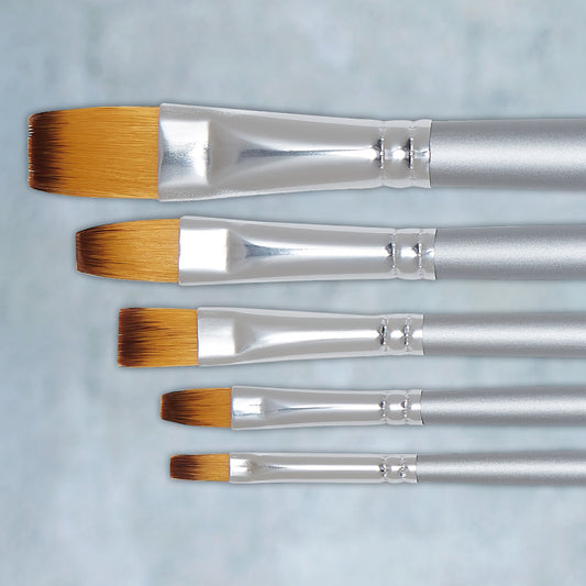 ShinHan Flat Artist Brush Set of 5