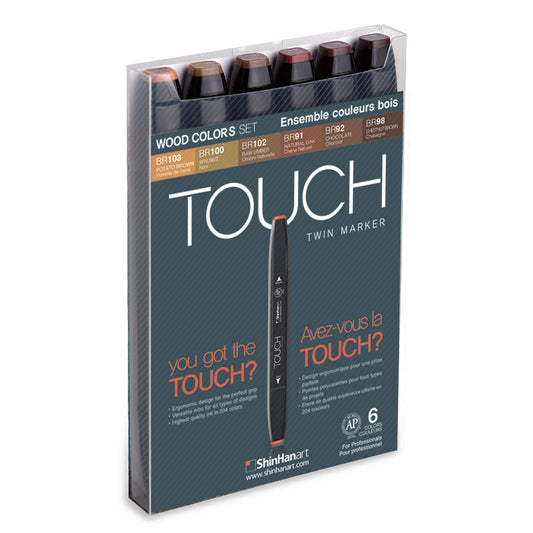 ShinHan Touch Twin Marker Sets of 6