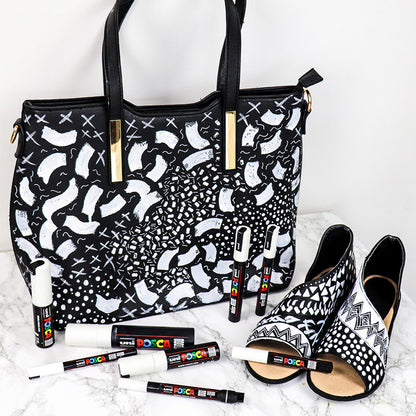 Posca White 8 Size Set