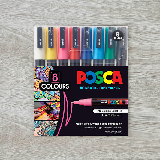 Posca Small Bullet Tip Marker 1.3mm - Assorted Sets