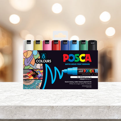 Posca Large Bullet Tip Markers 4.5mm - Assorted Sets