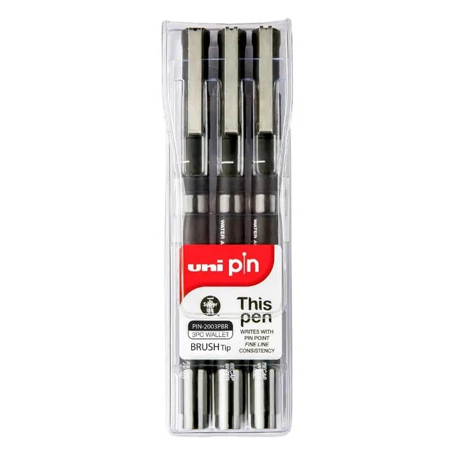 Uniball Brush Tip Pens