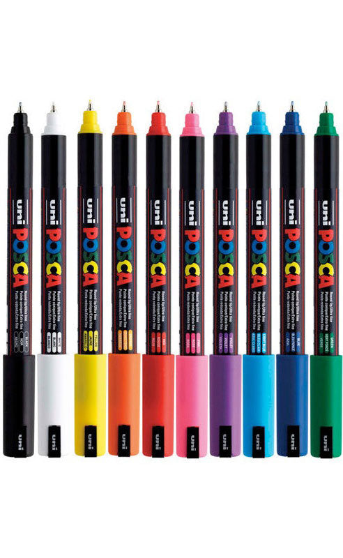 Posca Ultrafine Fibre Tip Markers 0.7mm - Assorted Sets