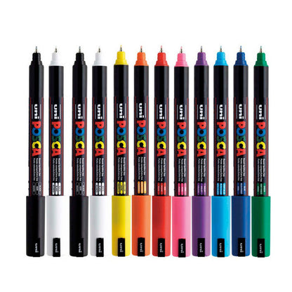 Posca Ultrafine Fibre Tip Markers 0.7mm - Assorted Sets