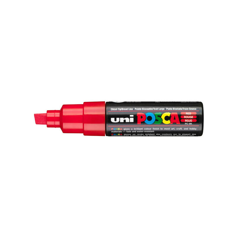 Posca Broad Chisel Tip Markers - 8mm