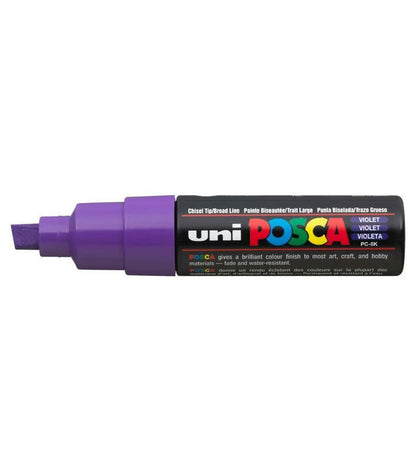 Posca Broad Chisel Tip Markers - 8mm