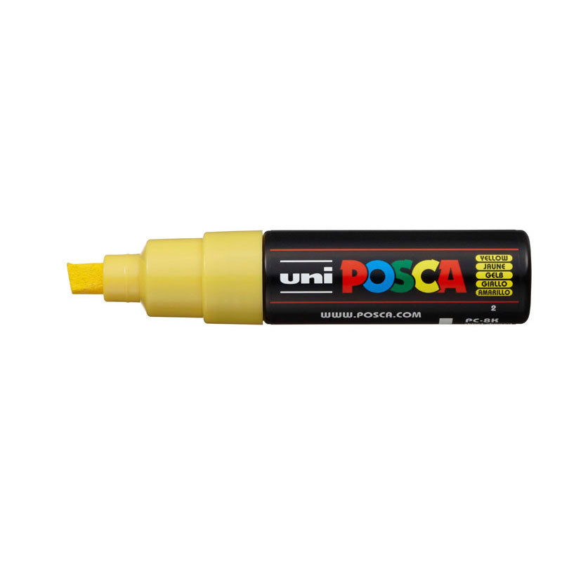 Posca Broad Chisel Tip Markers - 8mm