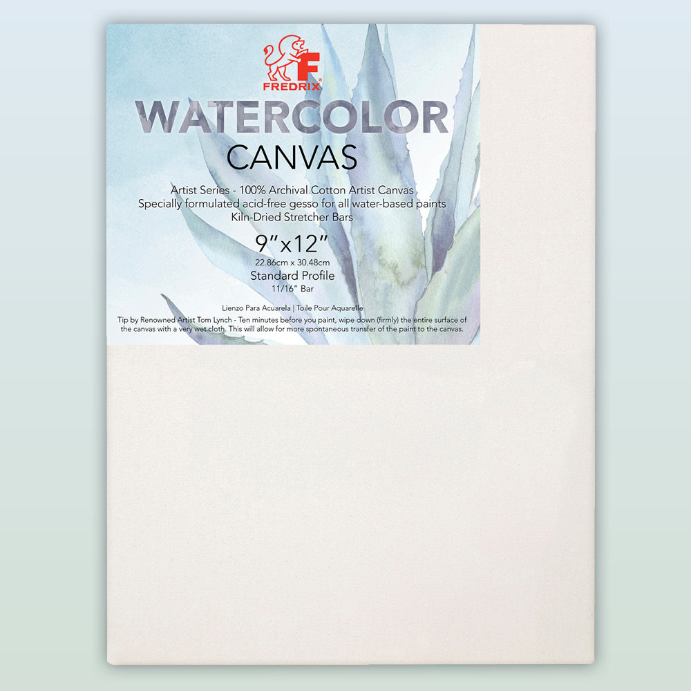 Fredrix Watercolour Stretched Canvas | Artist Series