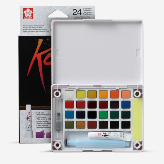Koi Watercolour Field Box Set 24
