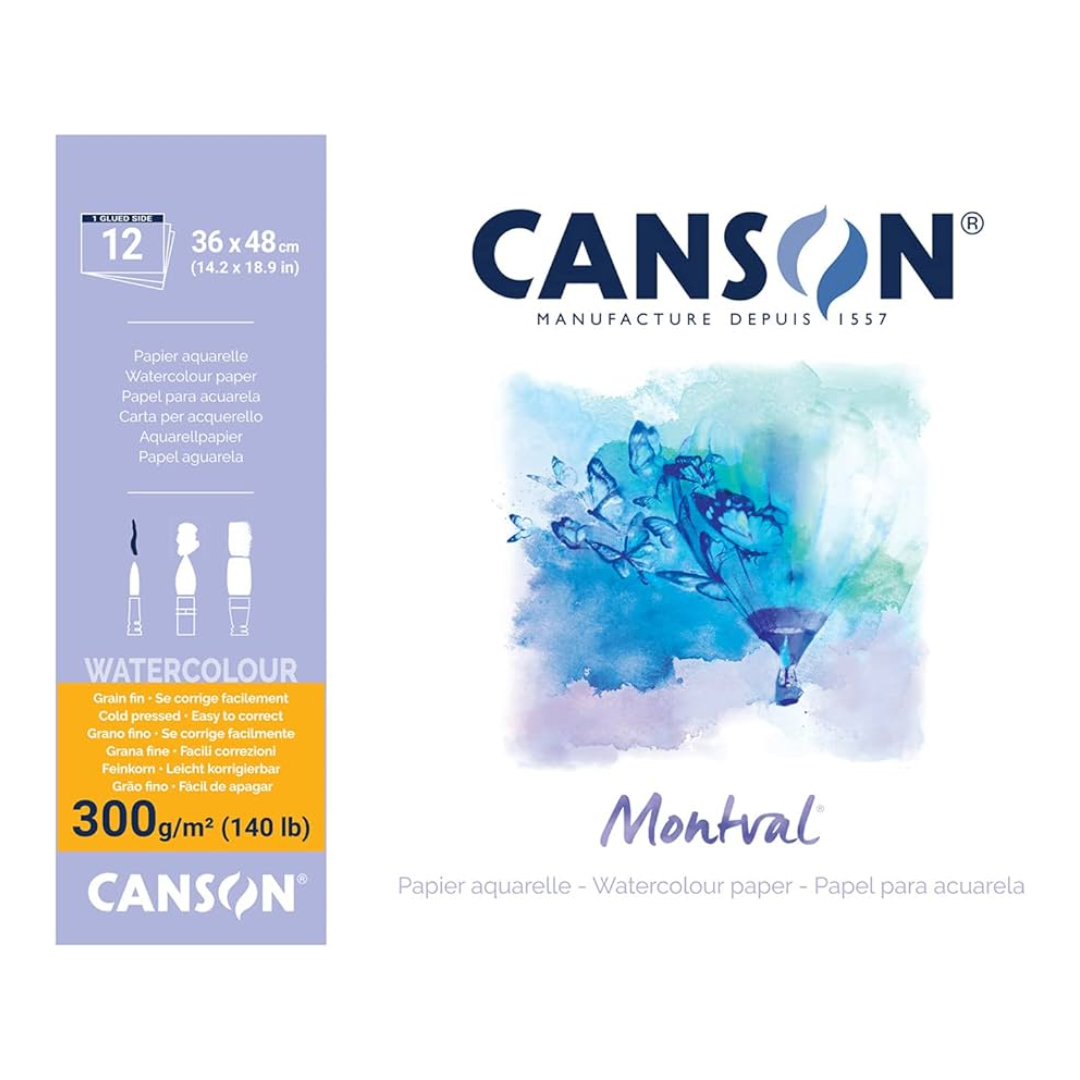 Canson Montval Watercolour Paper | Pack of 25