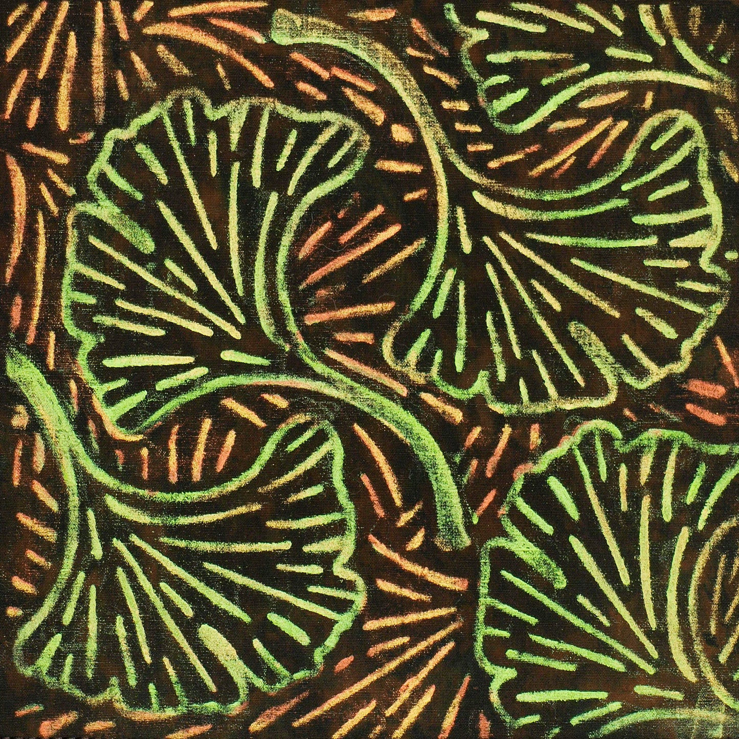 Rubbing Plate Pattern Pack of 6 - Leaves