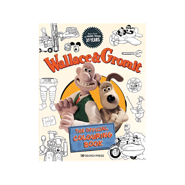 Wallace & Gromit official colouring book.